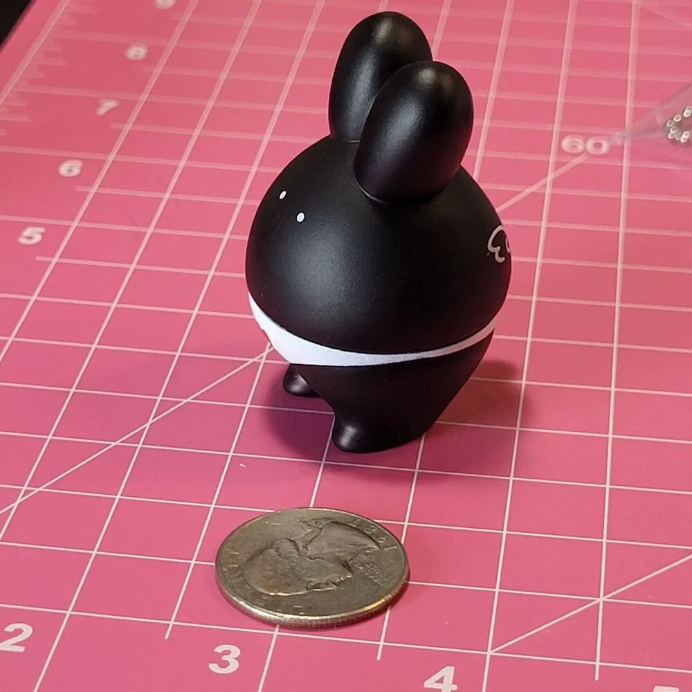 Rabbit Pantsu - Yell Black Heart Underwear Mini Figure